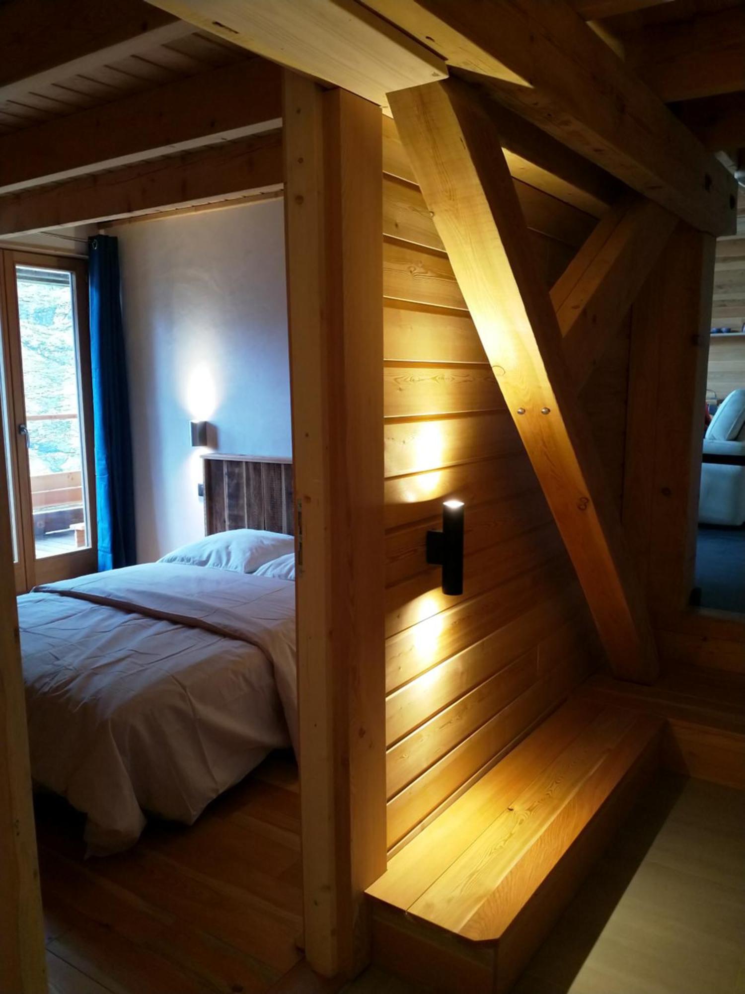 Ferienwohnung Le Grenier Du Roux Abriès Exterior foto